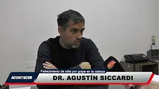 ACONTECER 2nd 08/24 AGUSTIN SICCARDI DEATH OF A GIRL DUE TO A HARD BLOW TO THE HEAD PART 2