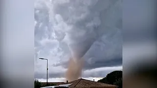 Video zeigt entstehenden Tornado über Dorf in Frankreich