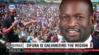 Edwin Sifuna's homecoming || Posta Grounds