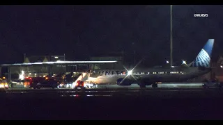 United Airlines flight lands at Luke Air Force Base amid severe weather Monday night