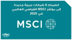 انضمام 8 شركات عربية جديدة إلى مؤشر MSCI القياسي العالمي في 2025