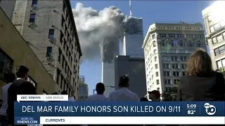 Del Mar family honors son killed in 9/11 Pentagon attack 25 years later