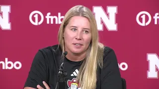 Full Video: Head Coach Dani Busboom Kelly at Pre-Season Husker Volleyball Press Conference