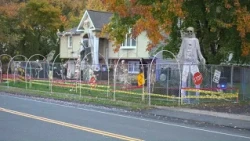 Plainville neighborhood takes Halloween to the next level with decorative and scary displays