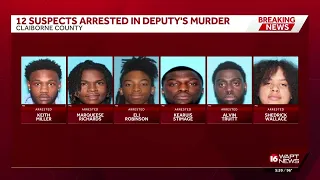 Early-morning operation leads to 12 arrests in deputy’s killing
