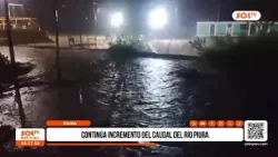 Piura: Río Piura supera 500 m³ y crece riesgo de desbordes