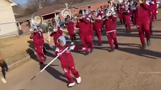 Lanier High School's secret weapon is 'little baby drum major'