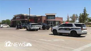 Man found with gunshot wound near Phoenix gas station, police say