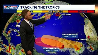 Tracking three disturbances in the tropics, building heat wave in Louisiana