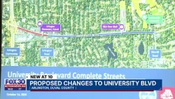 Proposed changes to University Boulevard