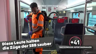 These People Keep SBB Trains Clean | +41 - The Swiss Report Magazine
