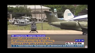 Sin competencia: empresa mexicana compra avión presidencial por más de L137 millones