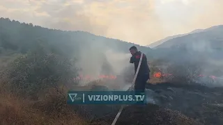 Gjashtë vatra zjarri djegin pyjet,situatë e rënduar në Mat e Dajt,ndërhyhet edhe Bulqizë dhe Elbasan