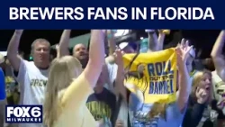 World Series: Brewers fans celebrate victory from Florida | FOX6 News Milwaukee