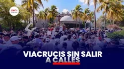 Iglesias llenas y viacrucis sin calles Iglesias llenas y viacrucis sin calles