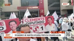 Chiclayo: seguidores de Martín Vizcarra piden su excarcelación