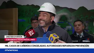 Authorities inspect Aguas Magallanes plant following emergencies due to frozen pipes