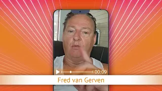 TV Oranje app video message - Fred van Gerven
