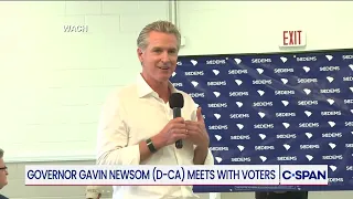 Gavin Newsom on ICE in polling places