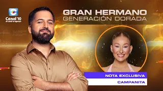 Exclusive interview with Campanita from #BigBrother Golden Generation