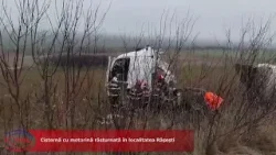 VIDEO//Accident rutier produs la ieșirea din localitatea Râșești