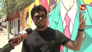 Mural inspirado en 31 minutos capta la atención de las personas de Culiacán