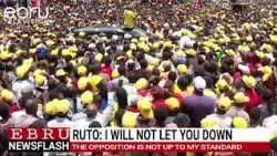 President Ruto Vows Not to Let Kenyans Down, Says Opposition Falls Short of His Standards.#ebrunews