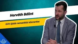 Pirkadat: Horváth Bálint - GVH újabb nemzetközi elismerése