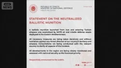 トルコ領空に3例目の弾道ミサイル NATOが迎撃 米軍基地そばに飛来物 爆発音も(2026年3月13日) トルコ領空に3例目の弾道ミサイル NATOが迎撃 米軍基地そばに飛来物 爆発音も(2026年3月13日)