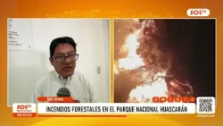 Áncash: Forest fires in Huascarán National Park