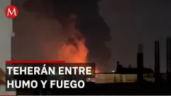 Ataques a instalaciones petroleras en Teherán provocan humo y contaminación