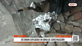 Trujillo: detonan explosivo en obra de construcción