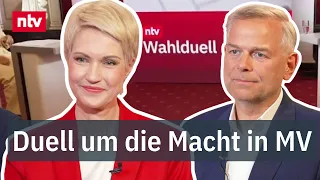 AfD leads SPD: Schwesig and Holm battle for Mecklenburg-Vorpommern | ntv