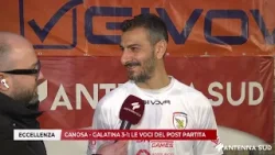 8 MARZO 2026 - ECCELLENZA: CANOSA - GALATINA 3-1: LE VOCI DEL POST PARTITA
