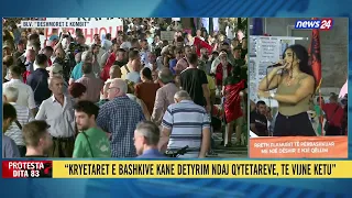 “Zegjineja u tall duke i dhënë pensionistit dy qese dhe 500 lekë”, qytetarja e revoltuar në protestë