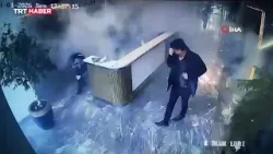 Lüks siteye getirilen kargo paketi bomba gibi patladı