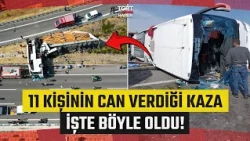 This Is How the Accident That Claimed 11 Lives in Manisa Happened... - TGRT Haber