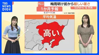 An Unusual June with Three Typhoons Approaching the Kanto Region; One-Month Forecast: Average Tem...