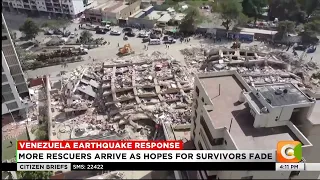 Rescue teams race against time after Venezuela earthquakes