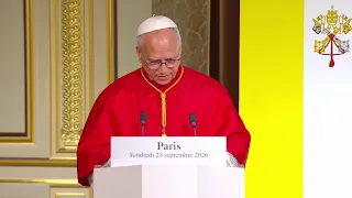 At the Élysée, the Pope, Leo XIV denounces the end-of-life law