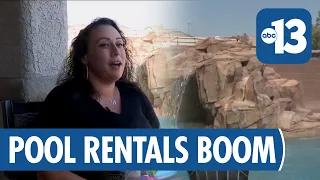 North Las Vegas Homeowners Cash In By Renting Backyard Pools