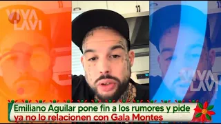 Emiliano Aguilar pone fin a rumores de relación con Gala Montes | Vivalavi