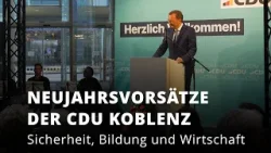 Neujahrsvorsätze der CDU Koblenz