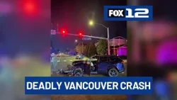 1 dead, 1 hurt after suspected drunk driver hits 2 in Vancouver crosswalk