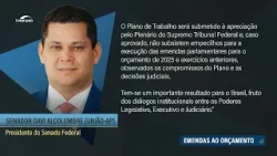 Emendas ao Orçamento: Plano de trabalho do Congresso e Executivo é aceito pelo STF