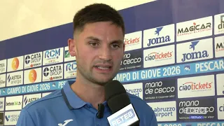 Pescara Calcio, Pellacani: "Buscè reminds me of Baldini." It ends 2-1 against S. Giovanni T.