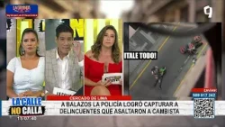 A balazos capturan a delincuentes que asaltaron a cambista