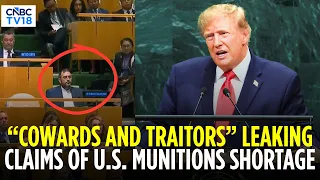 Trump At UNGA Hits Back At ‘Cowards And Traitors’ Over Munitions Claims | Iran War | N18G