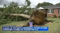 Clayton storm damage from powerful storm on Sunday