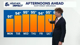 Latest Weather | Lower humidity, Heat returns later this week